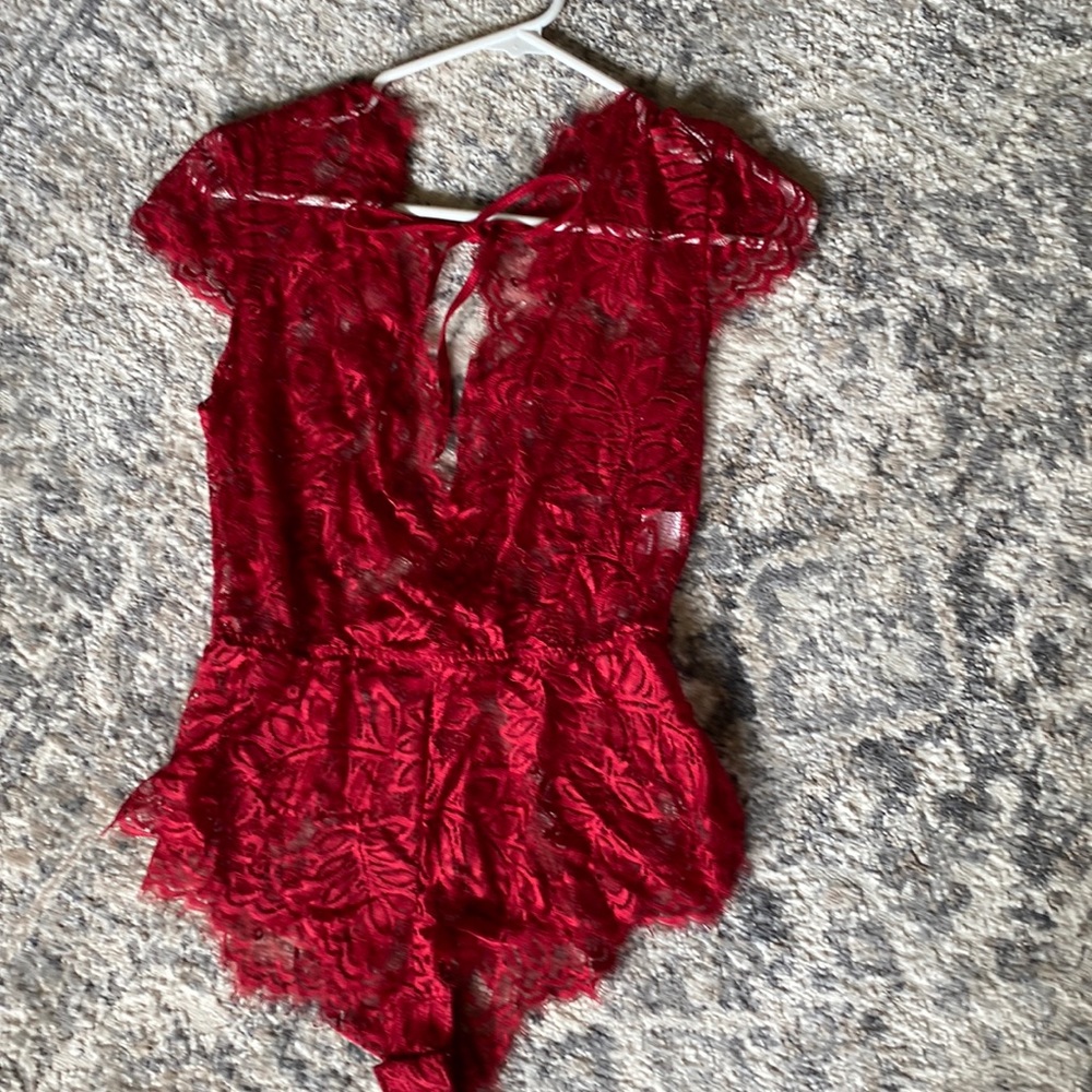Maroon lingerie. Size Small. NWOT